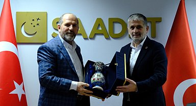 Saadet Partisi Bursa İl Başkanı Gürsel'e İHH’dan ziyaret