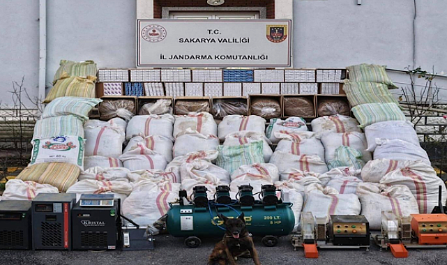 Sakarya’da kaçak tütün operasyonu