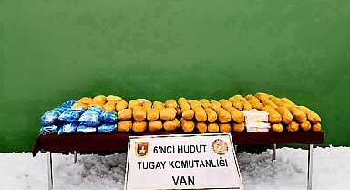 Van hudut hattında 50 kilo 930 gram uyuşturucu ele geçirildi