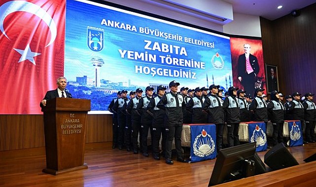 Ankara’da 110 zabıta memuru yemin ederek göreve başladı