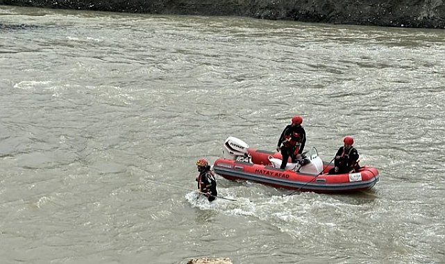 Asi Nehri’nde arama kurtarma çalışmaları sürüyor