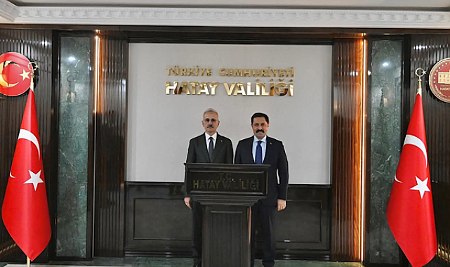Bakan Uraloğlu’ndan Hatay Valiliği’ne ziyaret