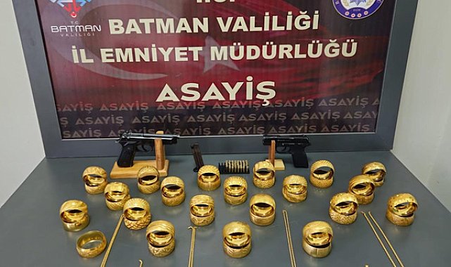 Batman’daki kar maskeli kuyumcu soygunu aydınlatıldı