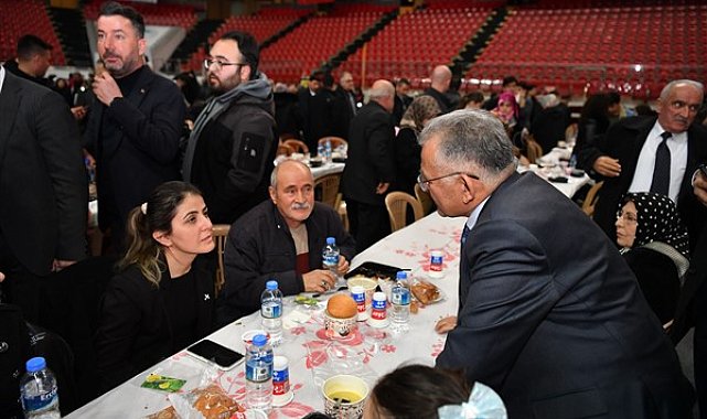 Büyükşehirden şehit aileleri ve gazilere ilk iftar