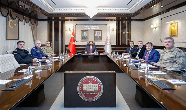Hatay’da asayiş ve güvenlik toplantısı yapıldı