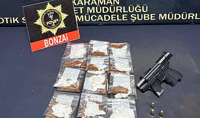 Karaman’da asayiş ve narkotik operasyonu