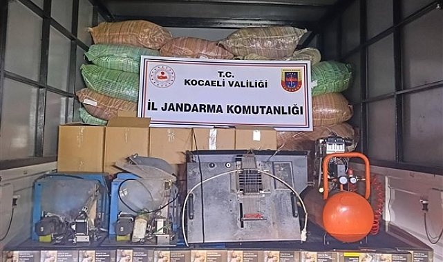 Kocaeli’de kaçak tütün operasyonu