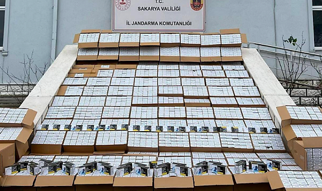 Sakarya'da kaçakçılık operasyonu düzenlendi