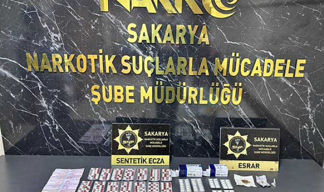 Sakarya'da uyuşturucu operasyonu: 3 tutuklama