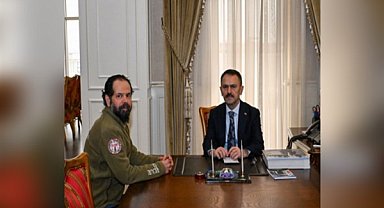 ANDA Arama Kurtarma Derneği Başkanı Vali Aktaş’ı ziyaret etti