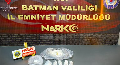 Batman’da 514 gram metamfetamin ele geçirildi