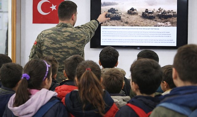 Çanakkale’de öğrencilere askerlik deneyimi