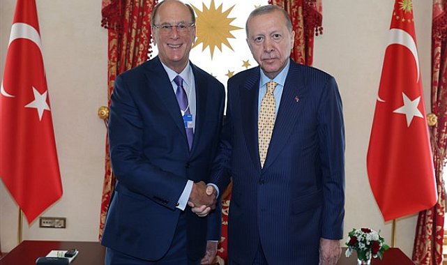 Cumhurbaşkanı Erdoğan, BlackRock CEO’su Fink’i kabul etti