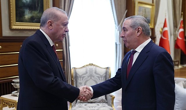 Cumhurbaşkanı Erdoğan, Filistin Devlet Başkan Yardımcısı Şeyh’i kabul etti