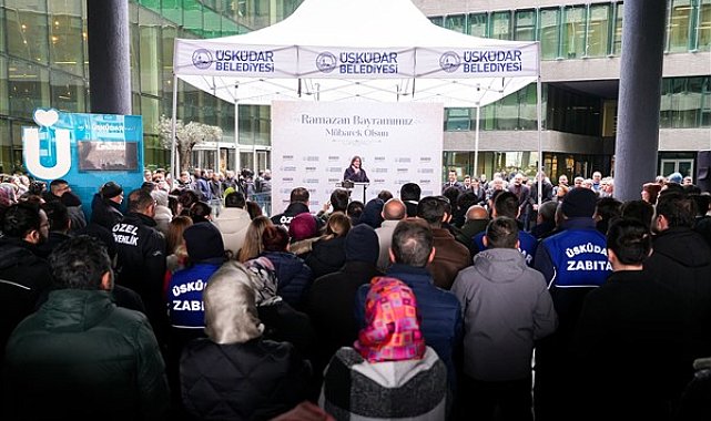 Dedetaş, Üsküdar Belediyesi çalışanlarıyla bayramlaştı