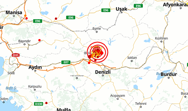 Denizli'de 4.2 büyüklüğünde deprem