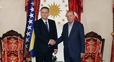 Erdoğan, Bosna-Hersek Devlet Başkanlığı Konseyi Başkanı Beçiroviç ile görüştü