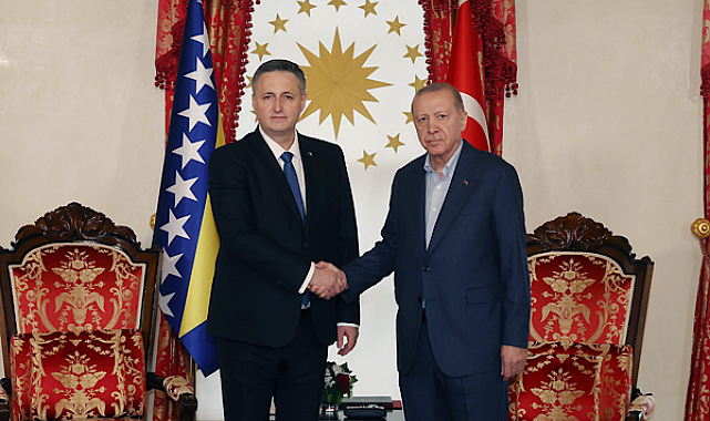 Erdoğan, Bosna-Hersek Devlet Başkanlığı Konseyi Başkanı Beçiroviç ile görüştü