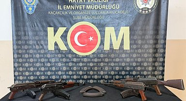 Hatay’da kaçak silah operasyonu
