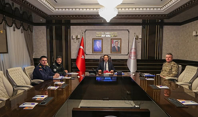 Hatay’da Ramazan Bayramı Güvenlik Tedbirleri Toplantısı gerçekleştirildi