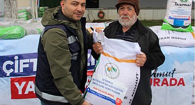 İBB'den çiftçiye tohum ve hasat makinesi desteği