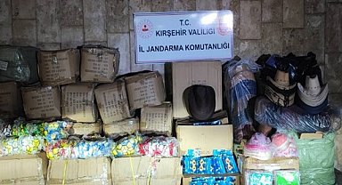Kırşehir’de kaçak ürün operasyonu