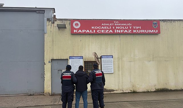 Kocaeli’de hapis cezası bulunan 1 şahıs yakalandı