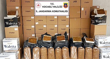 Kocaeli’de kaçak sigara ve tütün operasyonu