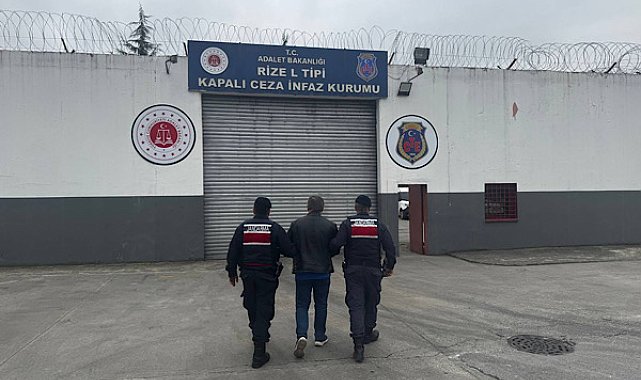 Rize’de hakkında kesinleşmiş cezası bulunan 2 kişi yakalandı