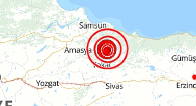 Tokat'ta 5.6 büyüklüğünde deprem