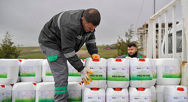 ABB 916 üreticiye sıvı gübre desteği sağladı