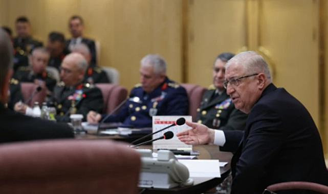 Bakan Güler, başkanlığında TSK komuta kademesi toplandı