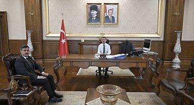 Başmüdür Karakuş'tan Vali Aktaş'a ziyaret