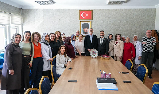 Beşikcioğlu'ndan Halk Eğitim Merkezi’ne ziyaret