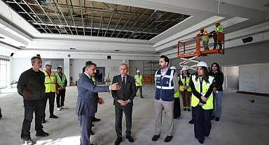 Çebi, Küçükçekmece’de kültür ve eğitim yatırımlarını inceledi