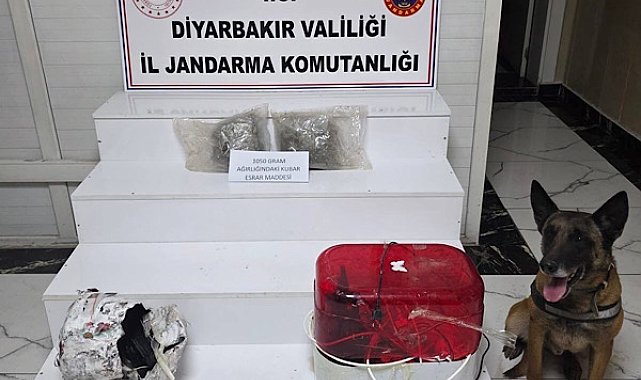Diyarbakır’da su arıtma cihazına gizlenmiş uyuşturucu ele geçirildi