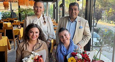 DSP Bursa’da iki ilçe başkanına doğum günü kutlaması