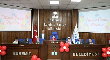 Edremit’te çocuk meclisi toplandı