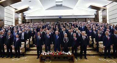 Erdoğan, Anayasa Mahkemesi’nin 64. kuruluş yıl dönümü törenine katıldı