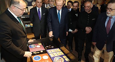 Erdoğan, Muhteşem Cep Saatleri Koleksiyonu Sergisi'ni ziyaret etti