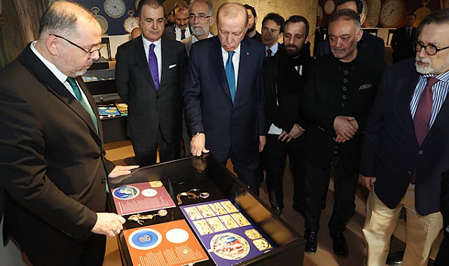 Erdoğan, Muhteşem Cep Saatleri Koleksiyonu Sergisi'ni ziyaret etti