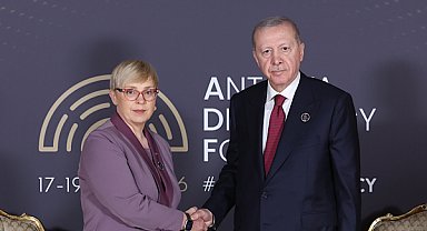 Erdoğan, Slovenya Cumhurbaşkanı Musar ile görüştü