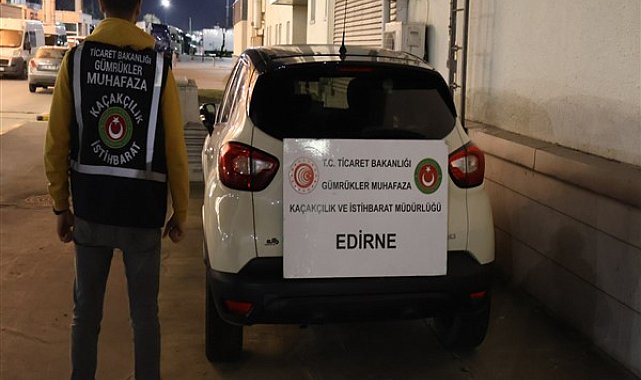 Gümrük denetimlerinde 233 araca el konuldu