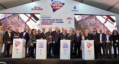 İSKİ Paşaköy İleri Biyolojik Atık Su Arıtma Tesisi 3. kademesi için temel atıldı