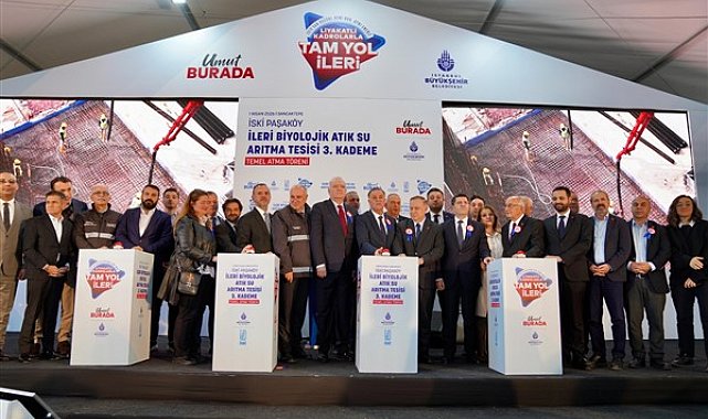 İSKİ Paşaköy İleri Biyolojik Atık Su Arıtma Tesisi 3. kademesi için temel atıldı