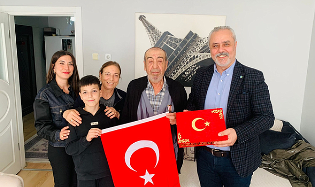 İzmit Belediyesi’nden gazilere ziyaret