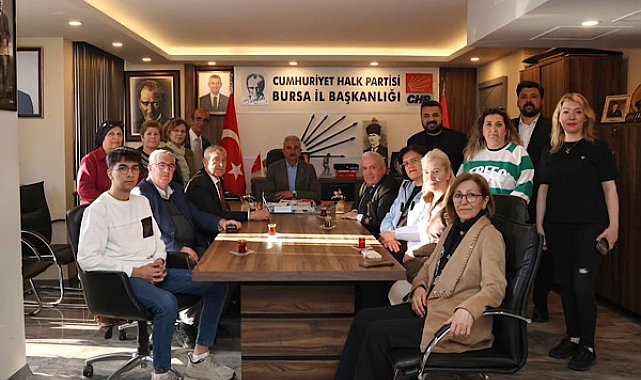 Karalar, CHP Bursa İl Başkanlığı’nı ziyaret etti