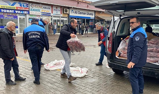 Ordu'da 200 kilo kaçak et ele geçirildi