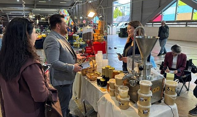 Osmangazi’de semt pazarında ekonomik koşullar incelendi