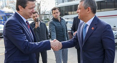 Özel, Saadet Partisi Genel Başkanı Arıkan ile görüştü